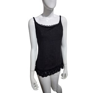 Y2K Sweet Nothings Womens Size XL Lace Metallic Whimsigoth Fairygoth Witchy Cami